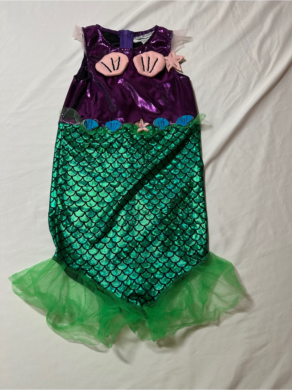 Purple and Green Mermaid baby’s Costume